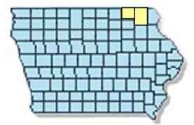 Map of Iowa